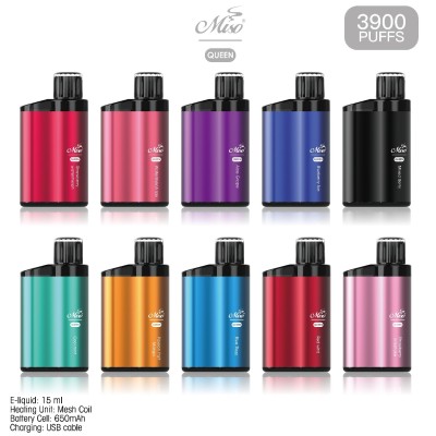Miso Queen Dust proof mesh coil ecig disposable vape 7000puffs chargeable MTL device