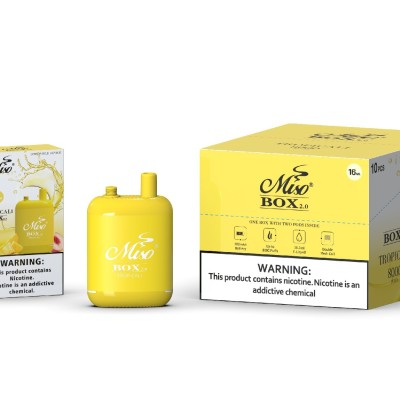 Disposable Vape Miso Box 2.0 8000 Puffs Rechargeable & MTL Vaping E Cigarette